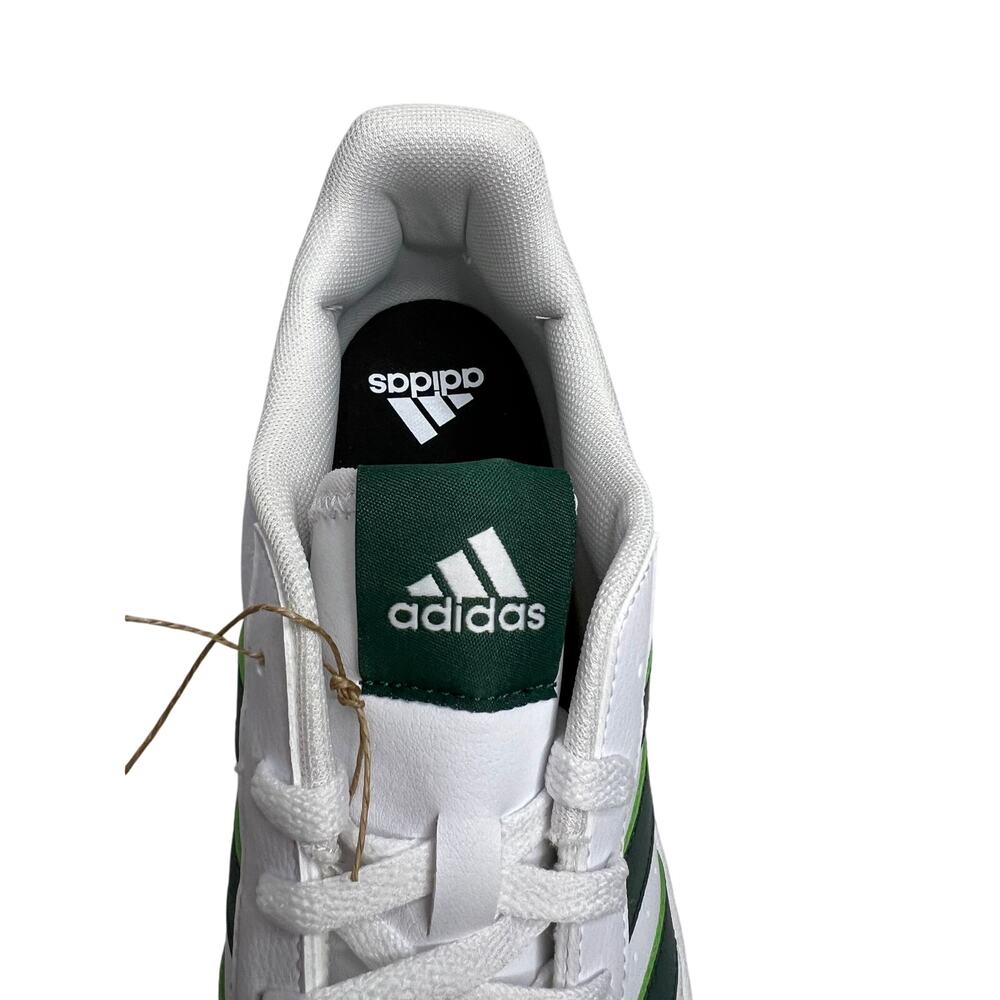 adidas Breaknet 2.0 Cloud White Collegiate Green - Picture 6 of 9